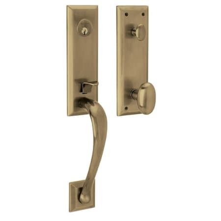 Baldwin Entry Handlesets Antique Brass 85352.050.RENT